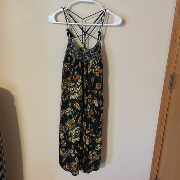 Free People Garden Party Maxi Top Dress Tunic Floral Print - Picture 8 of 10